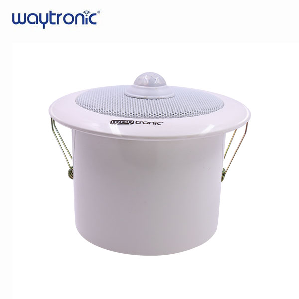 Ceiling mounted infrared human body induction voice prompt horn