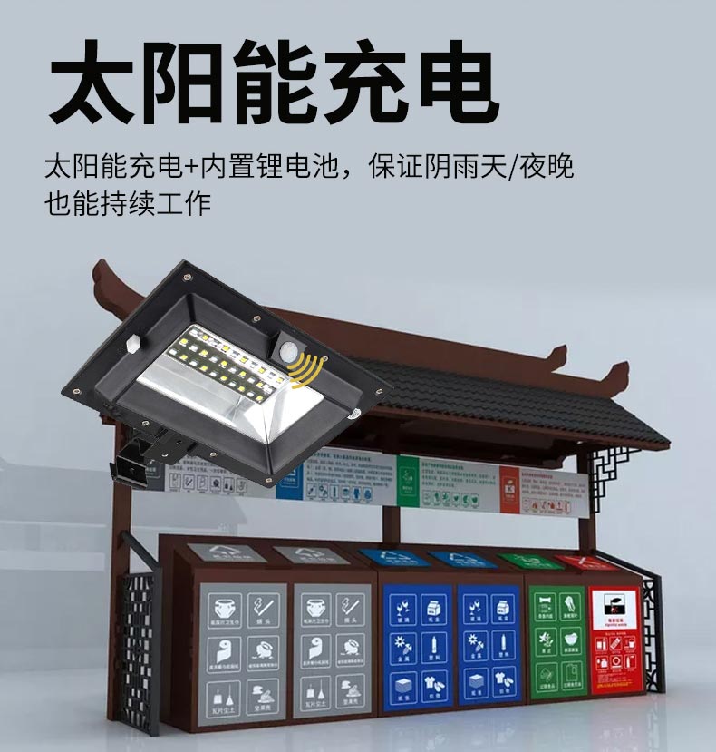 太陽能垃圾分類語音提示器
